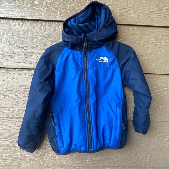 THE NORTH FACE Toddler boys Size 3T Reversible Fleece hoodie Jacket - Picture 14 of 16